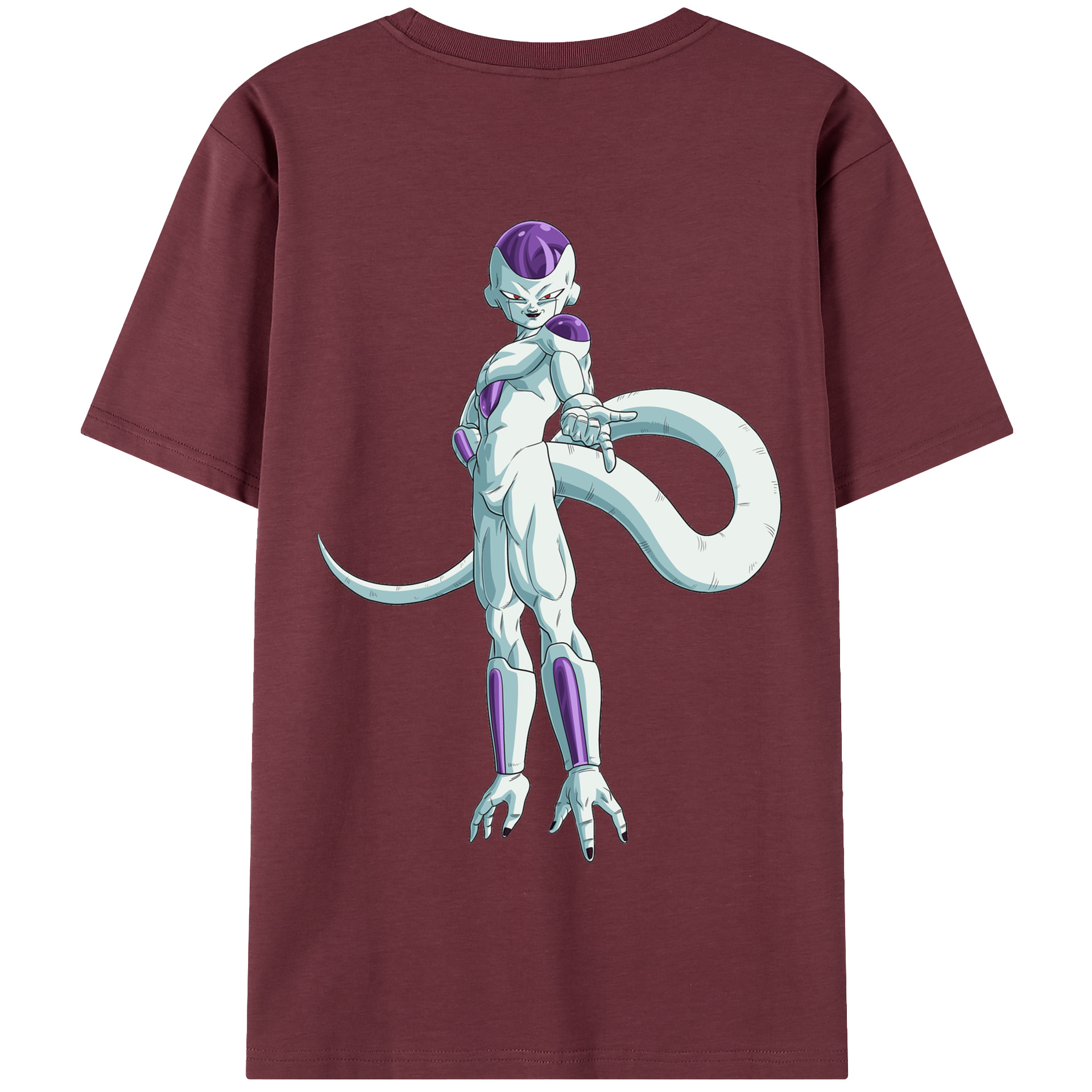（画像用） ドラゴンボール フリーザ DRAGON BALL Frieza 綿100％半袖Tシャツ（背面プリント）